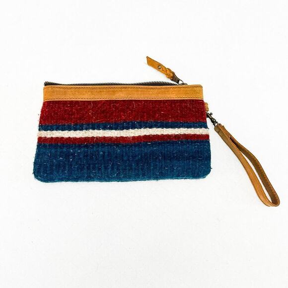 Nena & Company Everything Clutch Woven Textile Handbag Bohemian Artisan Purse - Picture 5 of 5